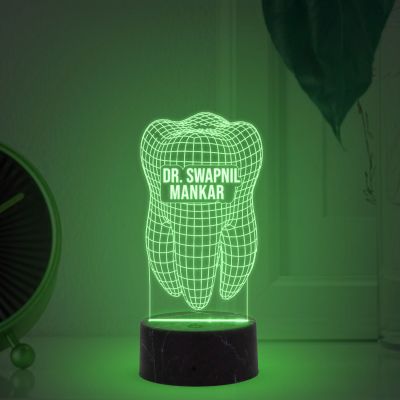 3D Design Of Teeth Night Lamp